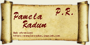 Pamela Radun vizit kartica